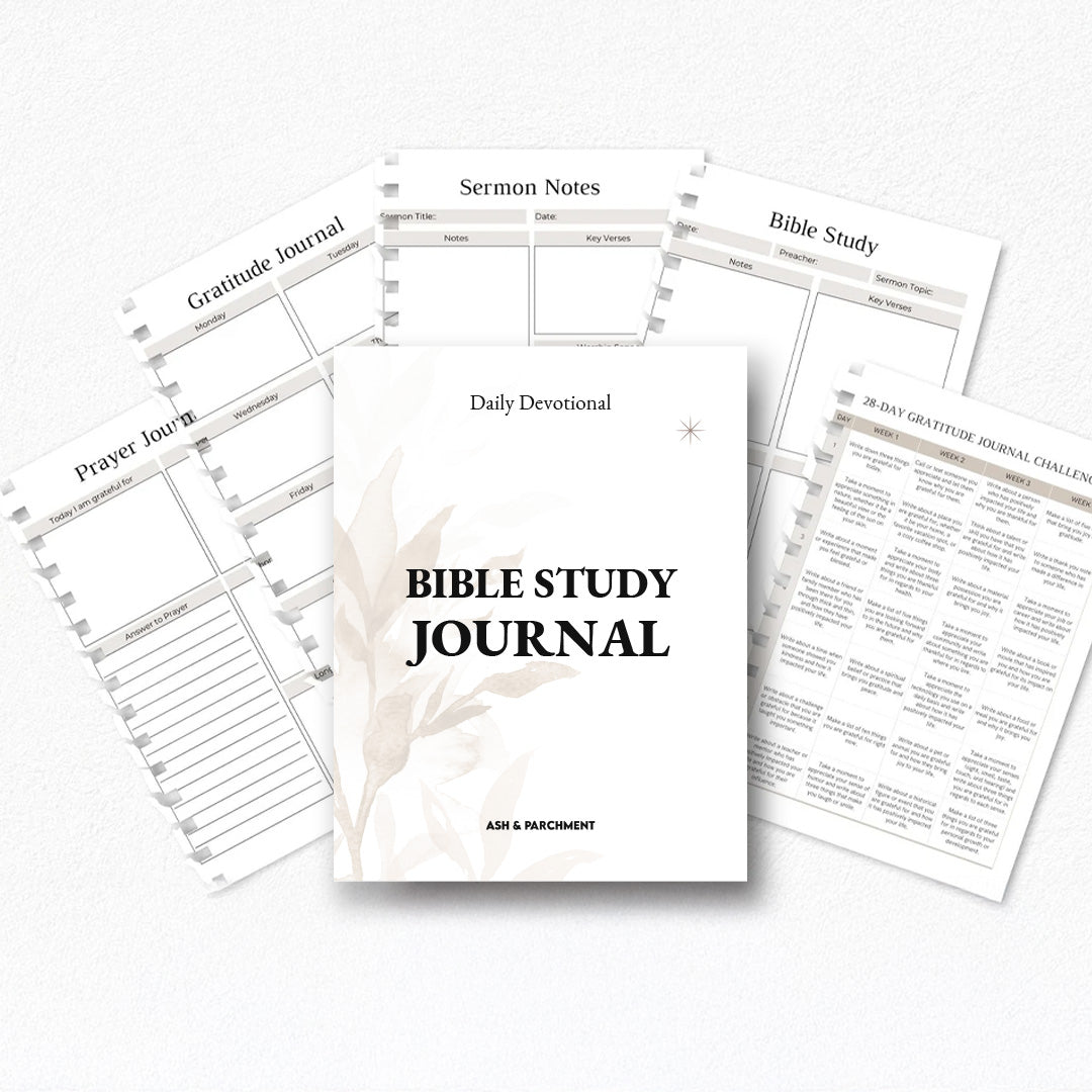 Bible Study Journal - Digital Download