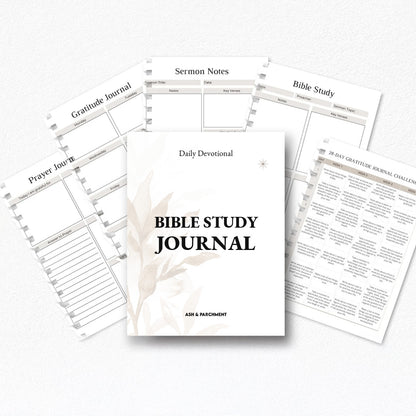 Bible Study Journal - Digital Download